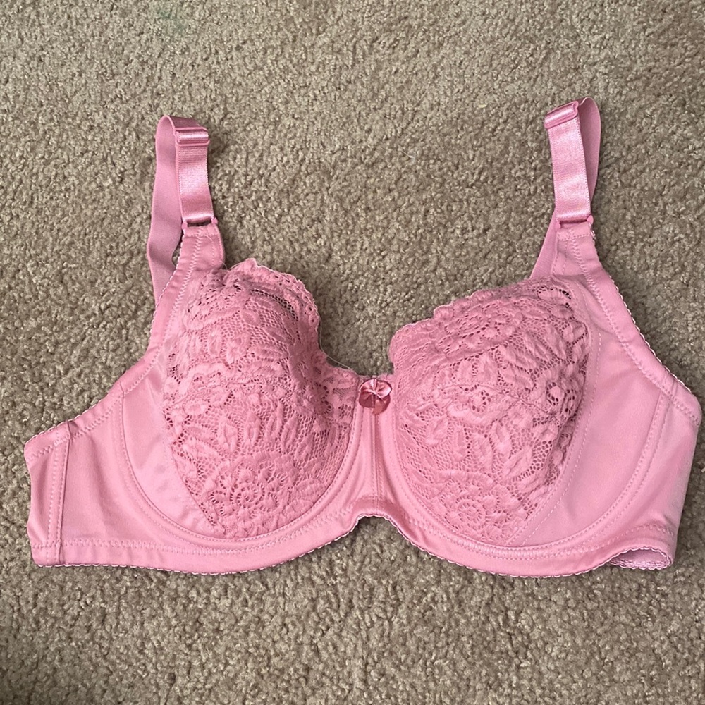 Amazon Pink Lace Bra